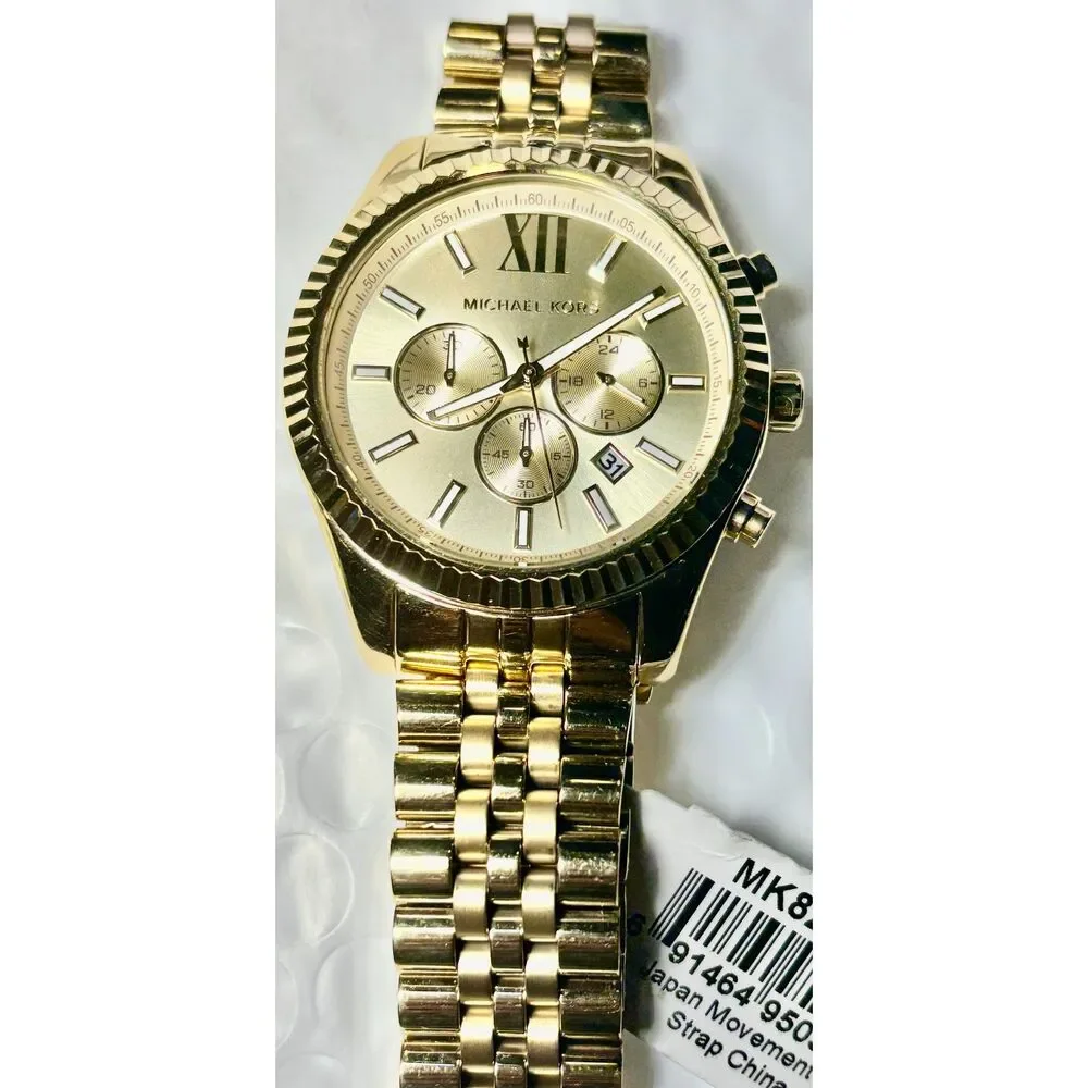 LIKE NEW! Michael Kors Lexington Chronograph Men's Watch (MK8281)